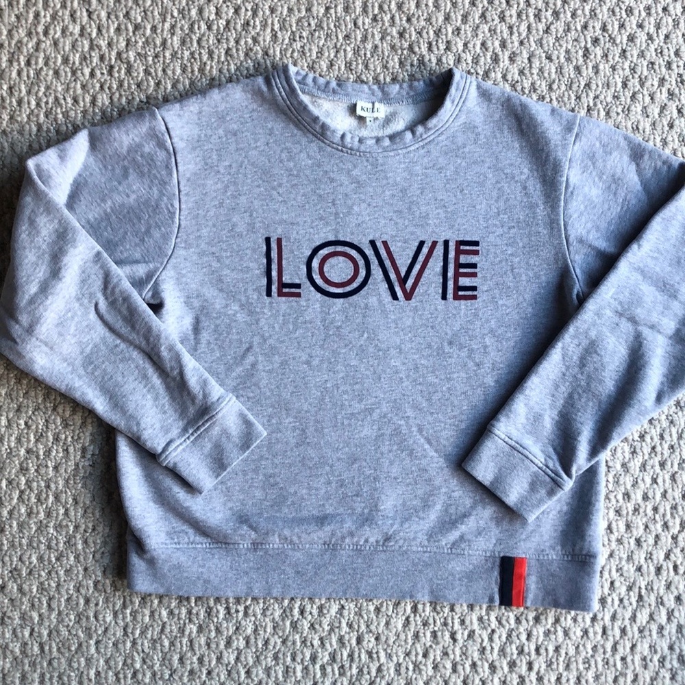 KULE love sweatshirt, brand new no tags, size S